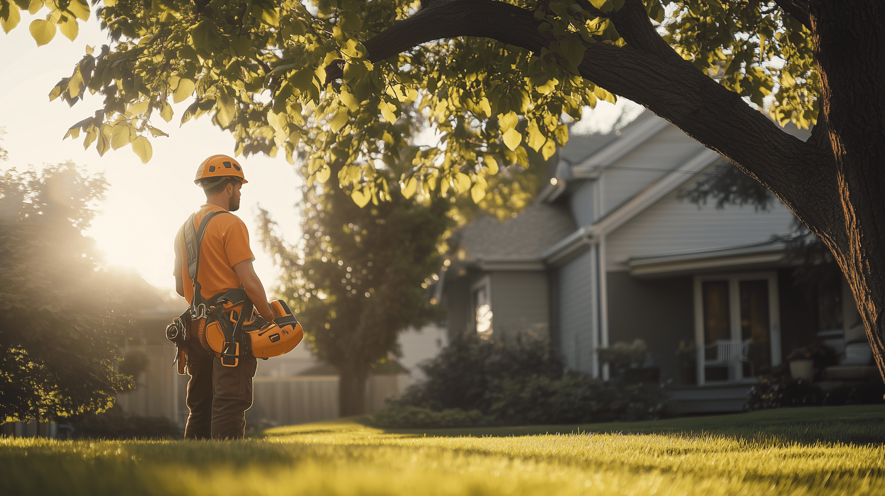 Professional tree trimming service